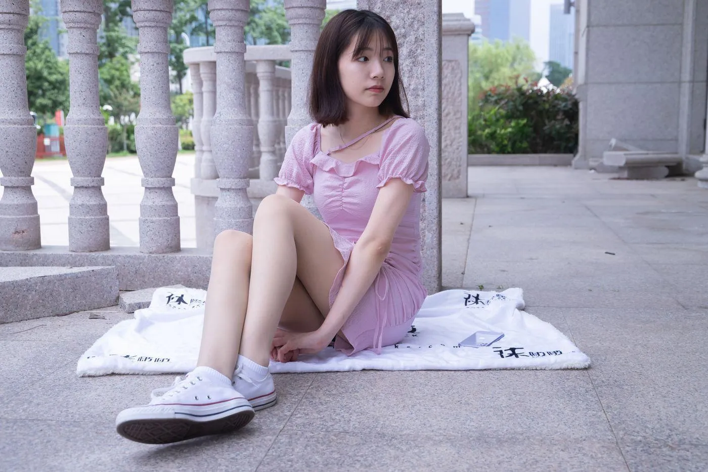 [BoBoSocks袜啵啵]NO.001 小甜豆-帆布鞋、白棉袜、肉丝 [138P]插图5